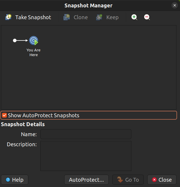 snapshot manager