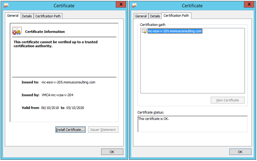 Bad SSL Certificate - ESXi 6.7 Host.png